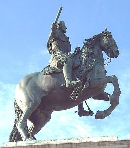 Monumento a Felipe IV de Pietro Tacca (entre 1634 y 1640). Plaza de Oriente de Madrid 